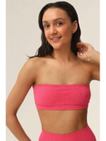 MY Топ женский TOP BANDEAU RIB(1/100) (розовый)