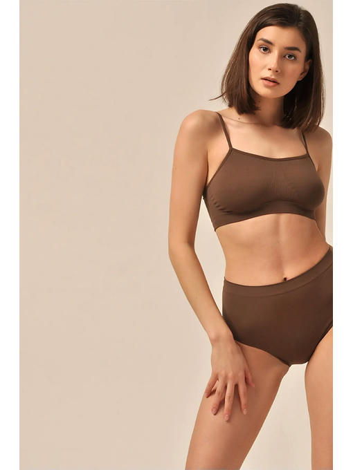 MY Трусы женские SLIP MAXI (1/100) (темно-коричневый)