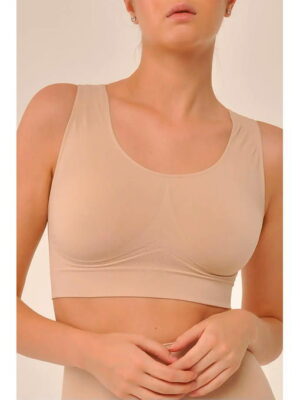 MY Топ женский TOP SHAPER SPALLA LARGA (1/50) (телесный)