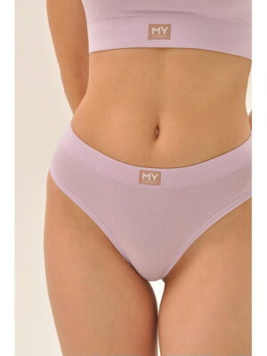 MY Трусы слипы жен. хлопок (черничный йогурт (лиловый)