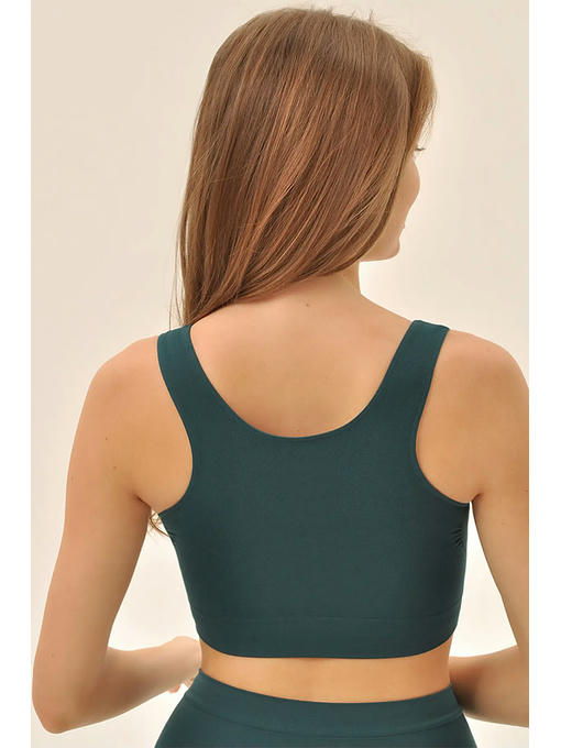 MY Топ женский TOP SPALLA LARGA PUSH UP (1/50) (изумруд) — изображение 4