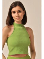 MY Топ женский TOP SLEEVELESS RIB (1/100) (св.зеленый)