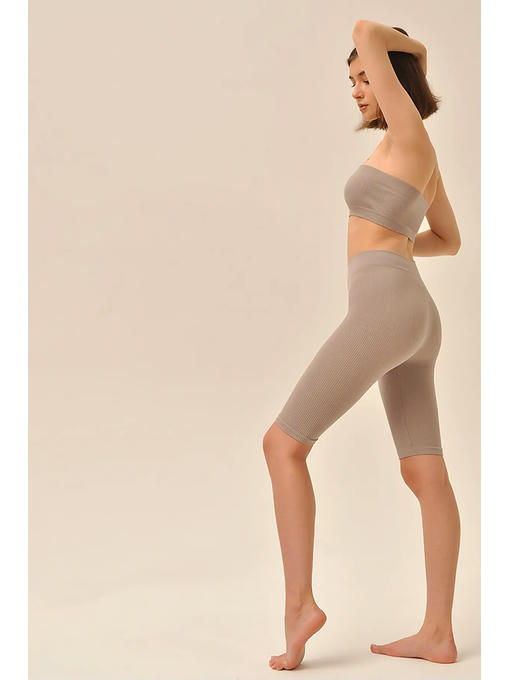 MY Топ женский TOP BANDEAU RIB(1/100) (льняной) — изображение 3