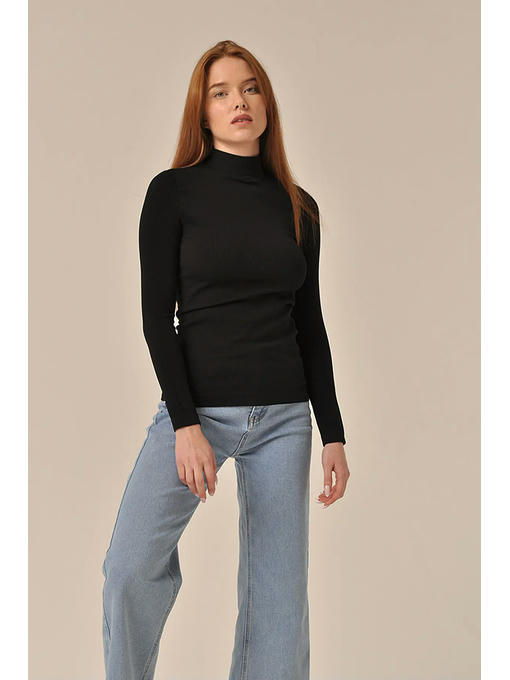 MY Водолазка LUPETTO MANICA LUNGA RIB (1/45) (черный)