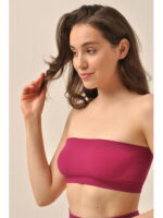 MY Топ женский TOP BANDEAU (1/50) (пурпурный)