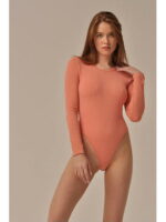 MY Боди MANICA LUNGA RIB (1/40) (корал)