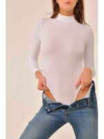 MY Боди женское BODY LUPETTO MANICA LUNGA (1/68) (белый)