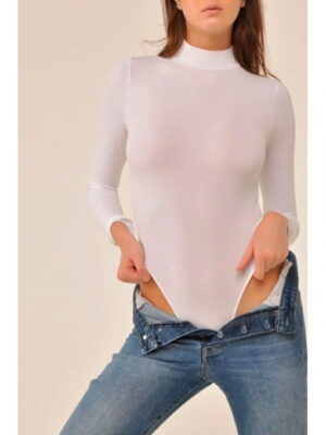 MY Боди женское BODY LUPETTO MANICA LUNGA (1/68) (белый)