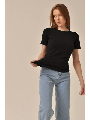 MY Футболка MAGLIA MANICA CORTA RIB (1/65) (черный)