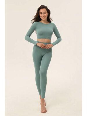 MY леггинсы LEGGINGS HIGH-WAIST (1/50) (бирюзовый)