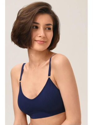MY Топ женский TOP WITH CUP (1/50) (глубокий синий)