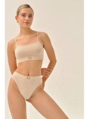 MY Трусы бразилиано жен. хлопок (крем (телесный)