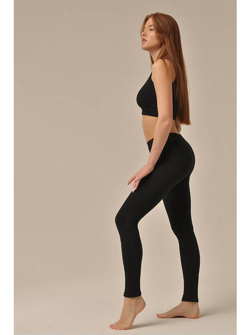MY Леггинсы LEGGINGS RIB (1/60) (черный) — изображение 2
