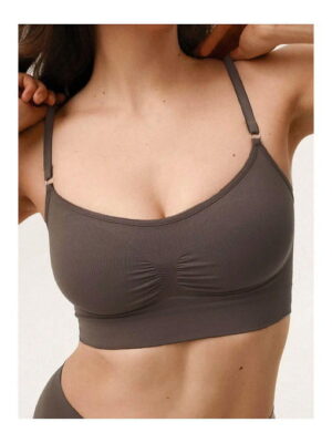 MY Топ женский TOP SHAPER SPALLA STRETTA (темно-коричневый)