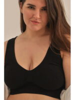 MY Топ женский TOP SPALLA LARGA PUSH UP (1/72) (nero (черный)
