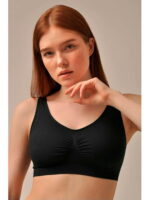 MY Топ женский TOP SHAPER WITH CUP SPALLA LARGA (1/68) (черный)