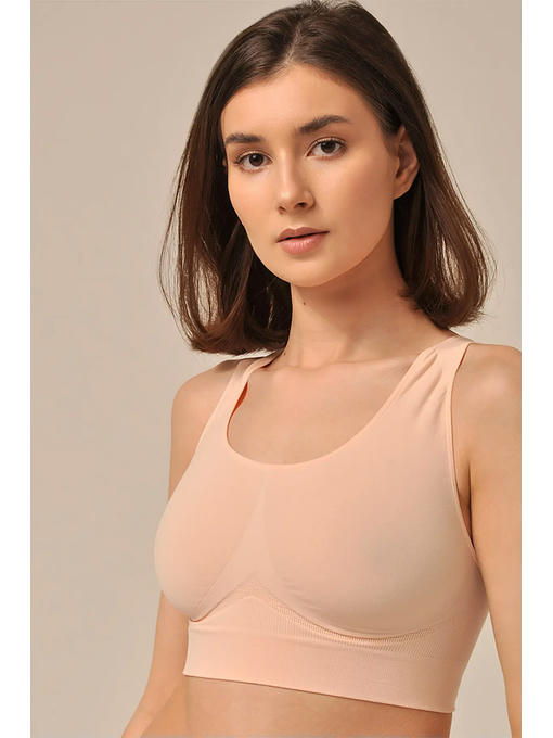 MY Топ женский TOP SHAPER SPALLA LARGA (1/50) (пудровый) — изображение 2