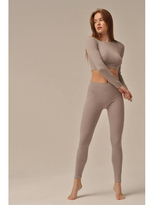 MY Леггинсы LEGGINGS RIB (1/60) (льняной) — изображение 2