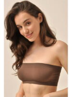 MY Топ женский TOP BANDEAU (1/50) (темно-коричневый)
