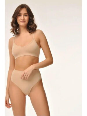 MY Трусы женские STRING RIB (1/100) (телесный)