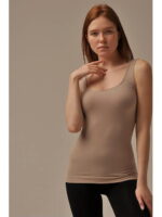 MY Майка женская CANOTTA SPALLA LARGA (1/50) (льняной)