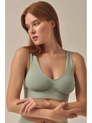 MY Топ женский TOP SPALLA LARGA PUSH UP (1/50) (фисташковый)