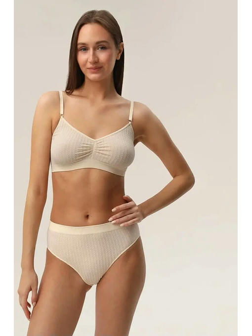 MY Трусы женские SLIP CHAIN cream (пломбир) — изображение 2