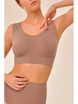 MY Топ женский TOP SHAPER SPALLA LARGA (1/50) (шоколад)