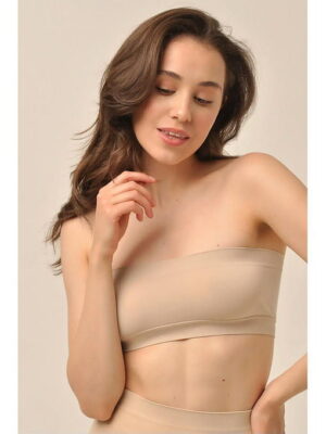 MY Топ женский TOP BANDEAU (1/50) latte (латте кремовый)