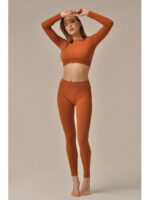 MY Леггинсы LEGGINGS RIB (1/60) (орех)