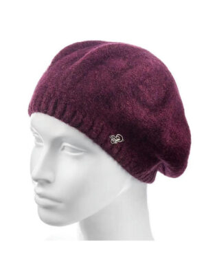 Женский берет Бордо One size