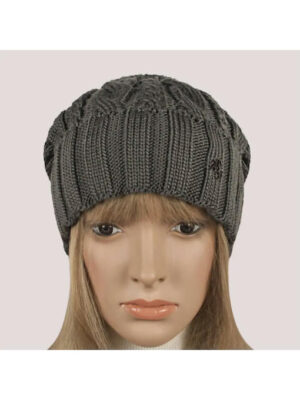 Женская шапка Графит One size