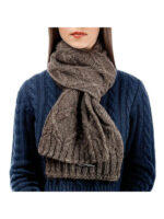 Женский шарф Кофе 20х160см