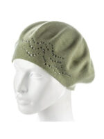 Женский берет Фисташка One size