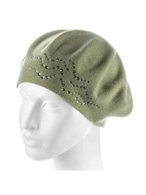 Женский берет Фисташка One size