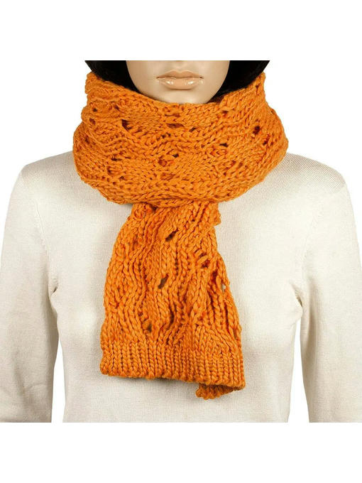 Женский шарф Оранжевый 20х165см