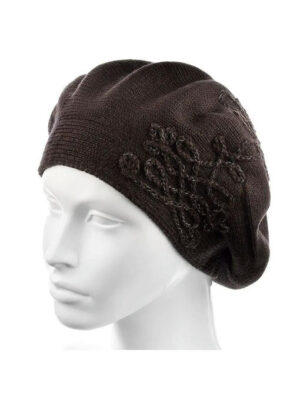 Женский берет Шоколад One size