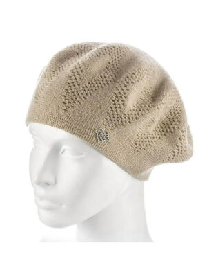 Женский берет Бежевый One size