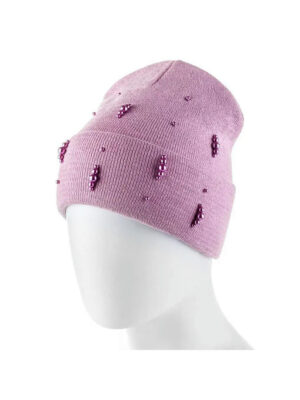 Молодежная шапка Розовый One size