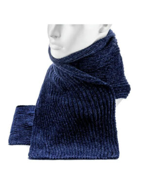 Женский шарф Синий 20х180см