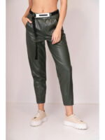 Брюки кожа Caramel