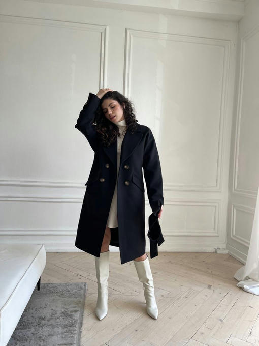 Мемфис классик экокашемир пальто — изображение 7