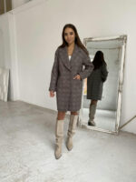 Утепленное пальто из кашемира