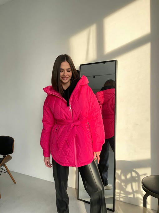 Плащевка стеганная ромб куртка — изображение 8