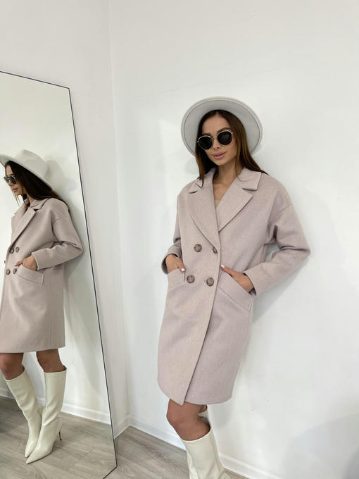 Демисезонное пальто из пальтовой ткани флеш — изображение 7