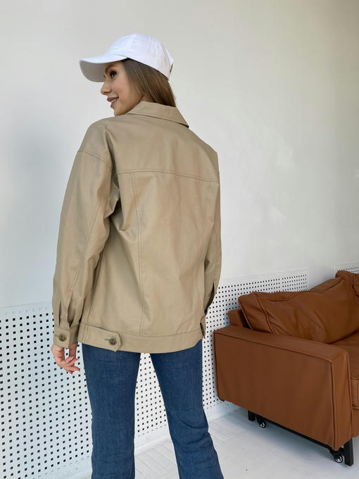 Реплей коттон плотный однотонный не стрейч жакет — изображение 10