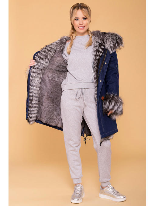 Стильная парка с мехом — изображение 6
