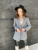 Жакет трикотаж c принтом