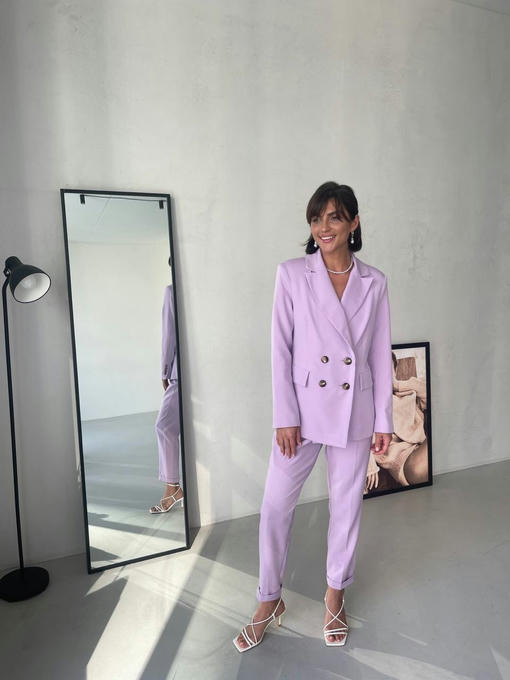 Франко костюмка креп стрейч костюм — изображение 6