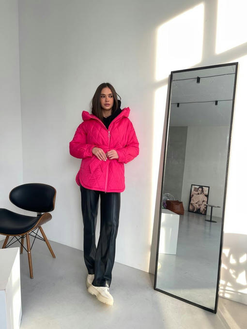 Плащевка стеганная ромб куртка — изображение 9